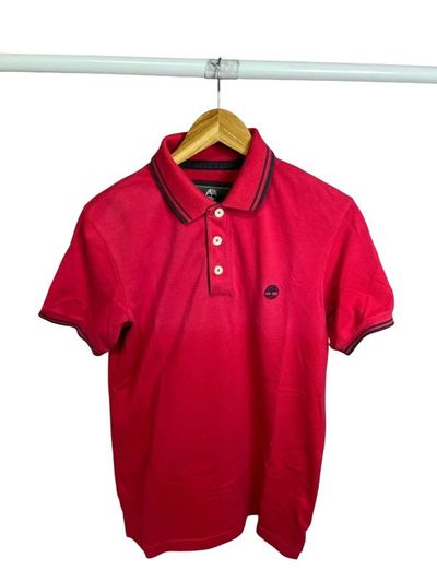 Timberland Earthkeepers Red Polo Shirt #B3